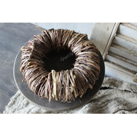 Mini twijg kransje Brown 18cm