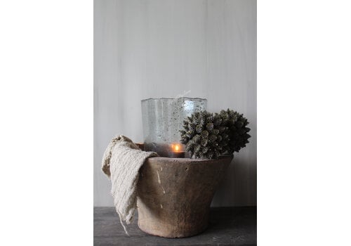 Namaak deco bol Dennenappel 16 cm