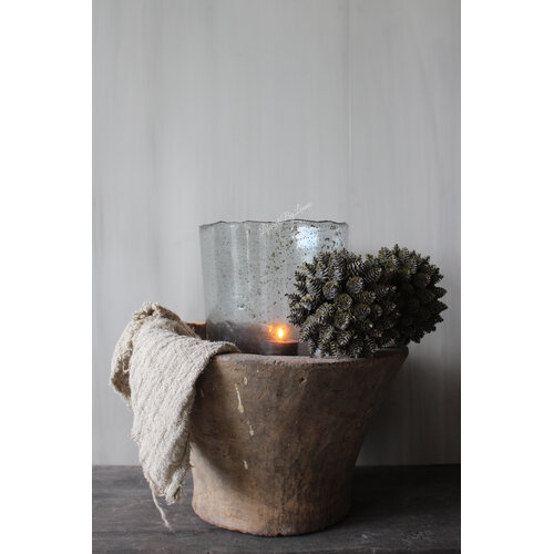 Namaak deco bol Dennenappel 16 cm 