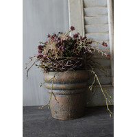 PTMD bloempot Helena bruin 19 cm