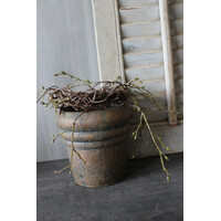 PTMD bloempot Helena bruin 19 cm
