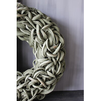Krans coco slice Old green 55cm