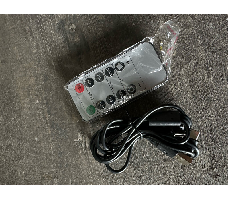 Oplaadbare led kaars in glas  set van 5 - Grey smoke