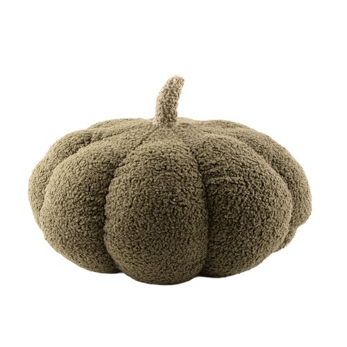 Kussen teddy Pumpkin Olive green 30cm 