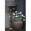Hoge smalle baluster lampvoet naturel 60 cm