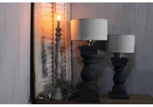 Baluster lampvoet Black 56 cm