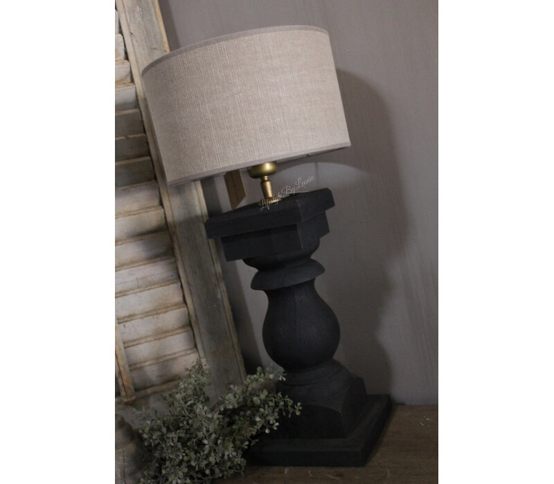 Baluster lampvoet Black 56cm