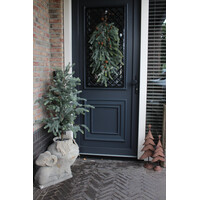 Namaak real touch blauwspar toef Grey/green 85cm