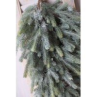 Namaak real touch blauwspar toef Grey/green 85cm