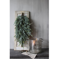Namaak real touch blauwspar toef Grey/green 85cm