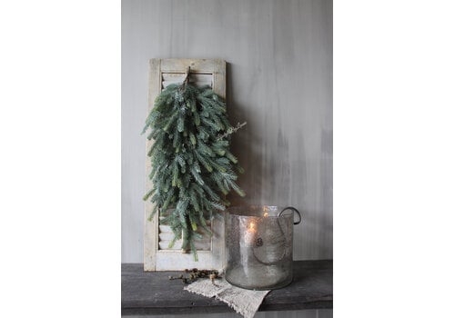 Namaak real touch Blauwspar toef grey/green 85 cm