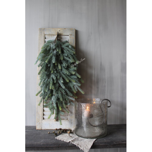 Namaak real touch blauwspar toef Grey/green 85cm 