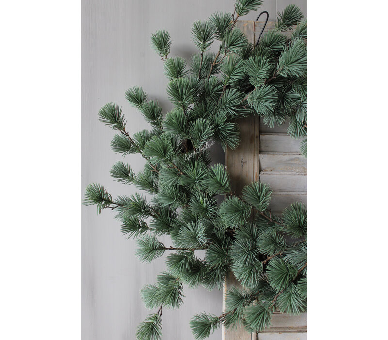 Namaak real touch blauwspar krans 70cm