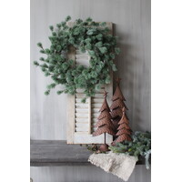 Namaak real touch blauwspar krans 70cm