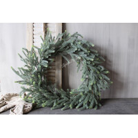 Namaak real touch blauwspar krans 90cm