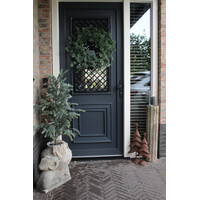 Roestige kerstboom op voet Rudolf 56cm