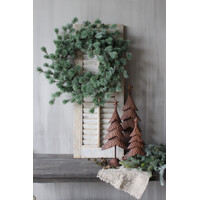 Roestige kerstboom op voet Rudolf 56cm