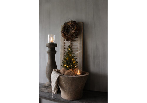 Namaak cedar boompje Green incl led licht 43cmH