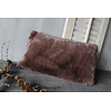 Bont kussen Chocolat Brown 50x30cm