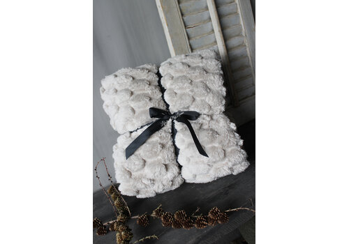 Fluffy plaid viv Pumice stone 200x150cm