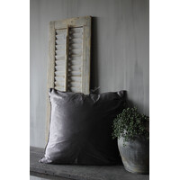 Velvet kussen Finn driftwood 60x60cm