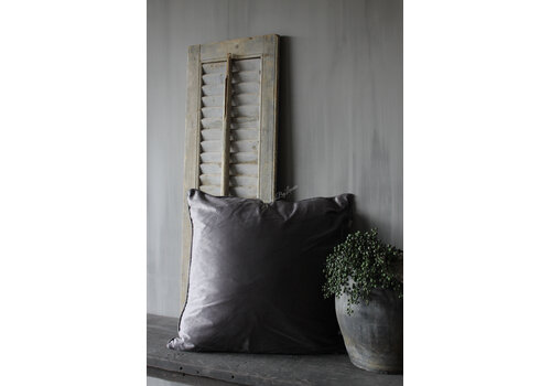 Velvet kussen Finn driftwood 60x60cm