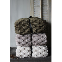 Fleece plaid viv Driftwood 200x150cm