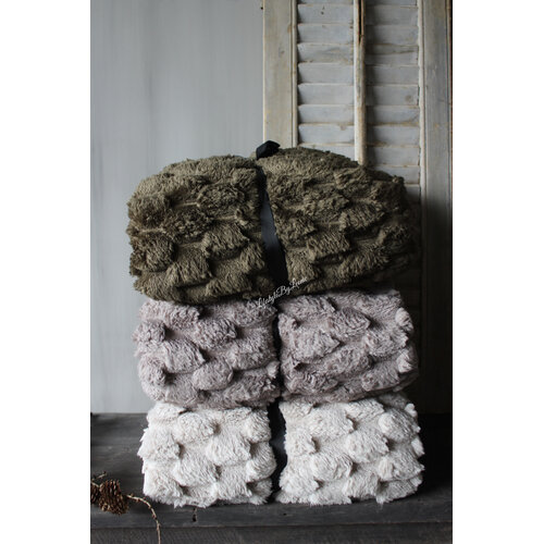 Fleece plaid Viv driftwood 200 x 150 cm 