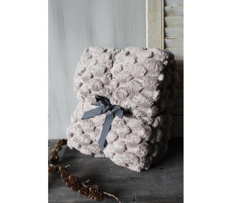Fleece plaid viv Driftwood 200x150cm