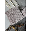 Kussen fleece - bont viv Driftwood 45x45cm