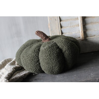 Kussen teddy Pumpkin Olive green 30 cm