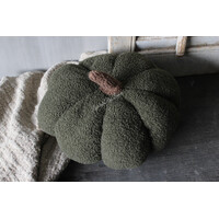 Kussen teddy Pumpkin Olive green 30 cm