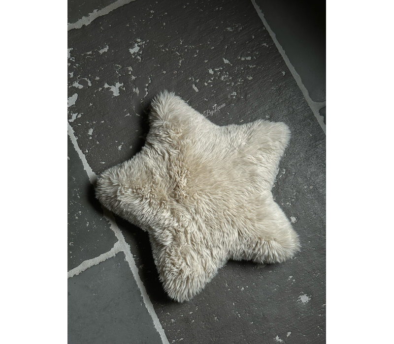 Fluffy ster kussen Beach sand 50 cm