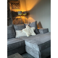 Fluffy ster kussen Beach sand 50 cm