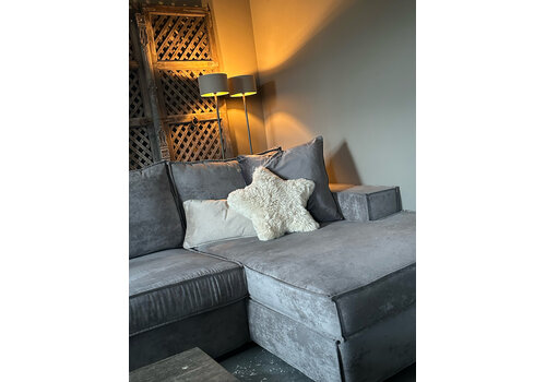 Fluffy ster kussen Beach sand 50 cm