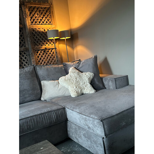 Fluffy ster kussen Beach sand 50 cm 