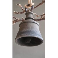 LUKSA houten kerstklokje Antique Grey 13cm
