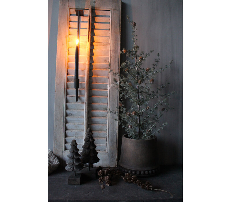 LUKSA houten kerstboompje op voet 22 cm
