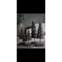 LUKSA houten kerstboompje op voet 22 cm