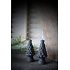 Stenen kerstboom Celine zwart 10 cm