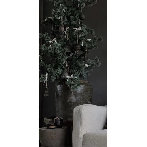 LUKSA houten kerstboom hanger 10cm 