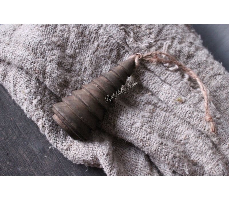 LUKSA houten kerstboom hanger 10cm