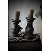 Brynxz Brynxz candleholder relief Brown 23x13cm