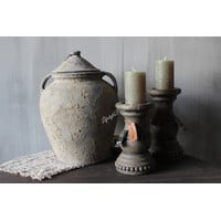 Brynxz candleholder relief Brown 23x13cm