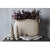 Brynxz Brynxz ovale pot met oren Taupe 46x17x31cm