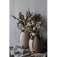 Brynxz classic vaas met 2 oren Taupe 30 x 19 cm