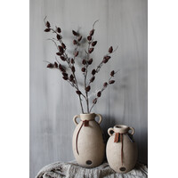 Brynxz classic vaas met 2 oren Taupe 30 x 19 cm