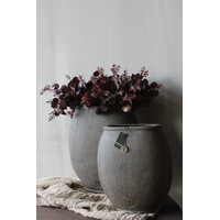 Brynxz ovale pot tall Brown 32x17x36cm
