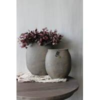 Brynxz ovale pot tall Brown 26x14x29cm