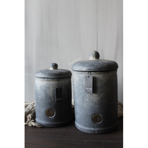 Brynxz pot met deksel Ancient clay 28x16cm 